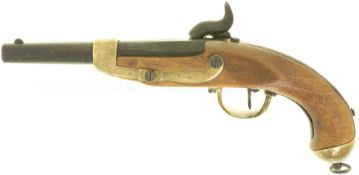 Perkussionspistole, Mod. 1817/42, Kal. 17.6mm