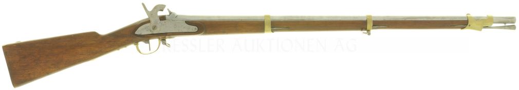 Perkussions-Kadettengewehr, um 1830, belgisch, Kal. 14.5mm