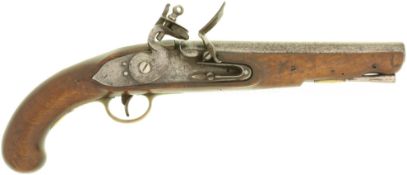 Steinschlosspistole, ca. 1770, Kal. 17.6mm