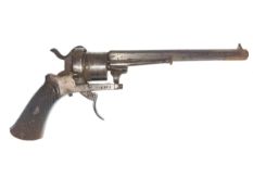 Stiftfeuer-Revolver, Lefaucheux, Open-Top, Kal. 7mm Lefaucheux