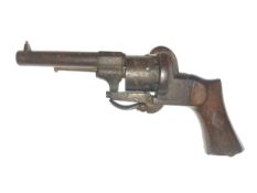 Stiftfeuer-Revolver, Lefaucheux, Kal. 7mmLef