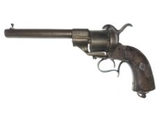 Stiftfeuer-Revolver, Lefaucheux, Open-Top, Spanisch, Kal. 11mm Lefaucheux