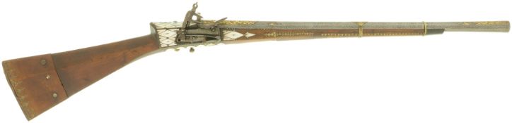 Vorderladergewehr mit Schnapphahnschloss, spanische Fertigung für den arabischen Markt, Kal. 15mm