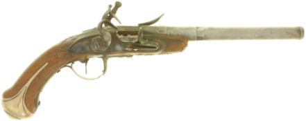 Steinschlosspistole um 1750, Kal. 13mm