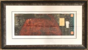 Govinder Nazran (British,1964-2008), 'IL Gato', limited edition giclee, numbered 43/65 and signed in