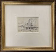 Sir John Gilbert RWS (1817-1897), 'Weston Farm, Albury', pen, ink and wash, inscribed and dated '