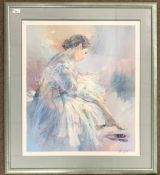 Paul Rouwette (Dutch, b.1955), Ballerina, limited edition giclee, numbered 342/ 950 and signed in