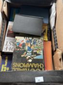 Mixed lot of sport and football including Geoff Hurst etc, approx 20 items (382)