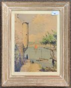 French School, 20th century, inscribed on backboard label 