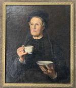 Victorian School, Portrait of a lady, inscribed on verso: 