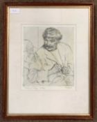 Hubert Andrew Freeth (British,1912-1986) 'Sleeping and Watering', 1st state etching, signed and