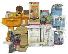 A large collection of vintage Sindy homewares and fixtures