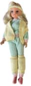 High Energy Reflections Sindy (Pedigree, 1985) In pale green and yellow towelling tracksuit with