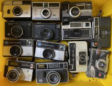 One box of various vintage cameras (13)