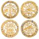 Four medallions in openwork gold and enamel. Possibly Byzantium. 10th - 15th centuries. - Bild 1 aus 17