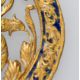 Four medallions in openwork gold and enamel. Possibly Byzantium. 10th - 15th centuries. - Bild 8 aus 17