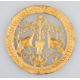 Four medallions in openwork gold and enamel. Possibly Byzantium. 10th - 15th centuries. - Bild 14 aus 17
