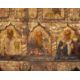 Carved, gilded, and polychromed wooden icon with gold background. Wallachia. 15th Century. - Bild 8 aus 15