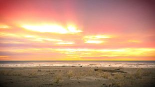 Experience the Stunning Sunsets of Grays Harbor, Washington!