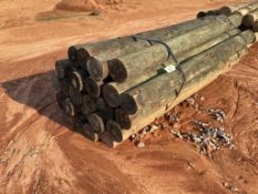WOODEN FENCE POST BUNDLE