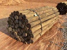 WOODEN FENCE POST BUNDLE