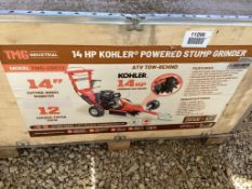 TMG 14HP KOHLER POWERED STUMP GRINDER
