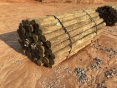 WOODEN FENCE POST BUNDLE