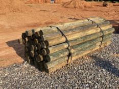 WOODEN FENCE POST BUNDLE