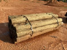 WOODEN FENCE POST BUNDLE