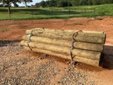 WOODEN FENCE POST BUNDLE