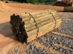 WOODEN FENCE POST BUNDLE