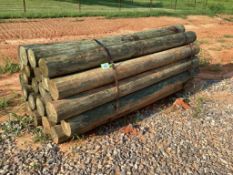 WOODEN FENCE POST BUNDLE