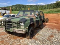 1984 CHEVROLET D10 MILITARY BLAZER