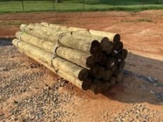 WOODEN FENCE POST BUNDLE