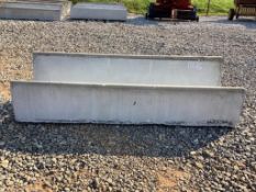 J STYLE CONCRETE FEED BUNK