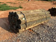 WOODEN FENCE POST BUNDLE