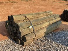 WOODEN FENCE POST BUNDLE