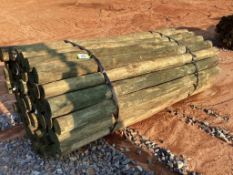 WOODEN FENCE POST BUNDLE