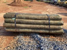 WOODEN FENCE POST BUNDLE