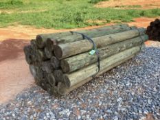 WOODEN FENCE POST BUNDLE