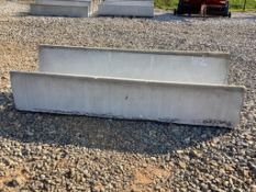 J STYLE CONCRETE FEED BUNK