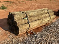 WOODEN FENCE POST BUNDLE