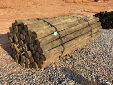 WOODEN FENCE POST BUNDLE