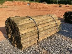 WOODEN FENCE POST BUNDLE