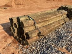 WOODEN FENCE POST BUNDLE