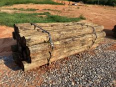 WOODEN FENCE POST BUNDLE