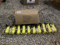 BOX OF RATCHET STRAPS