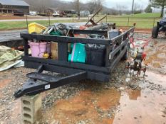 UTILITY TRAILER AND CONTENTS