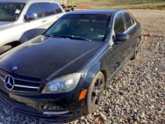 2011 Mercedes-Benz C-Class Passenger Car, VIN # WDDGF8BB5BR156260