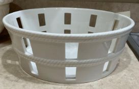 Large Martha Stewart Ceramic Bread Bowl